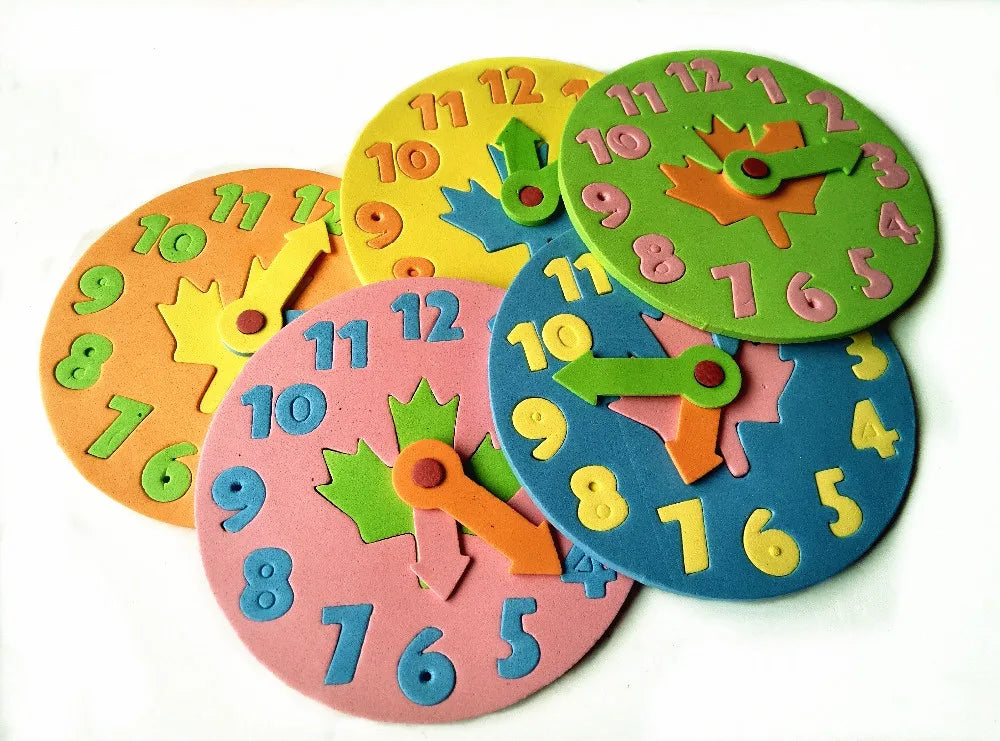 Jouet éducatif Montessori pour enfants, puzzle Tangram en bois, géométrie, horloge numérique, Gadgets, jouets assortis