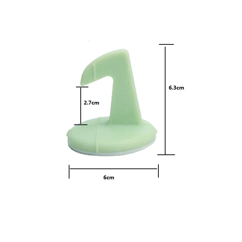 Butoir de porte épais pour mur arrière, tampon Anti-collision, poignée de porte, bâton Anti-collision muet avec crochet, tampon Anti-Vibration pour porte
