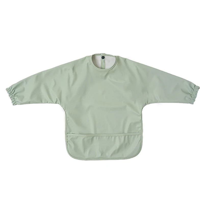 Bavoirs imperméables pour nouveau-né, bavoir blouse de peinture pour enfants à manches longues pour garçons et filles, tablier d'alimentation facile à nettoyer, articles pour bébé