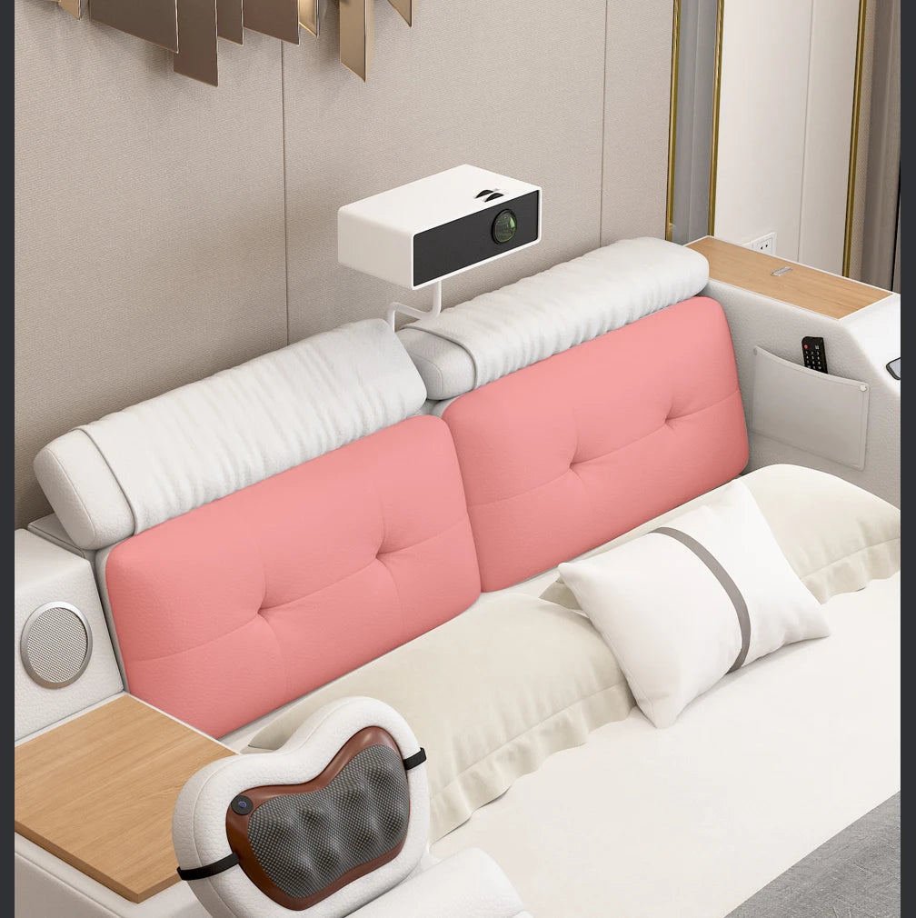 Lits minimalistes uniques lecture fantaisie King commodes de couchage lits Massage Muebles intelligents Para dortoir meubles de chambre