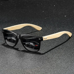 16 pièces mode bambou bois Vintage carré lunettes de soleil en bois hommes femmes marque de luxe concepteur lunettes de soleil conduite pêche UV400