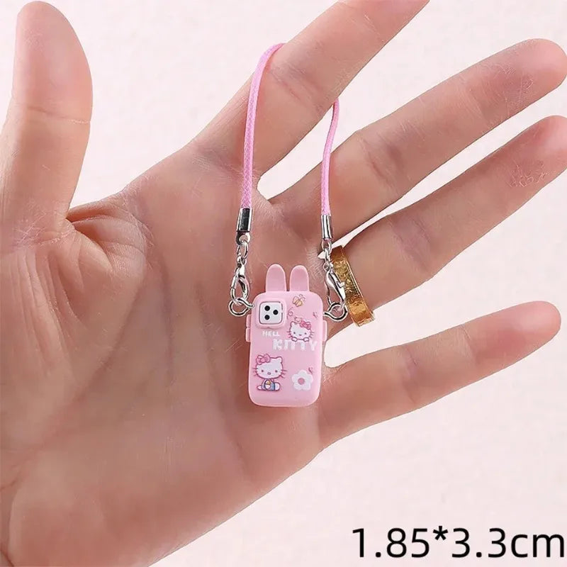 Pour Labubu accessoires pour Crybaby accessoires Style dessin animé appareil photo téléphone sac en peluche poupée accessoires pendentif ventilateur cadeau d'anniversaire
