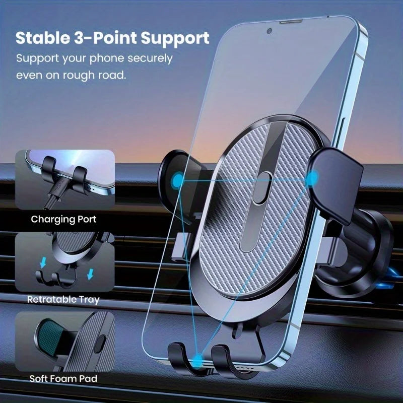 Support de téléphone universel pour voiture, avec Clip à crochet, Compatible avec les pièces intérieures mobiles