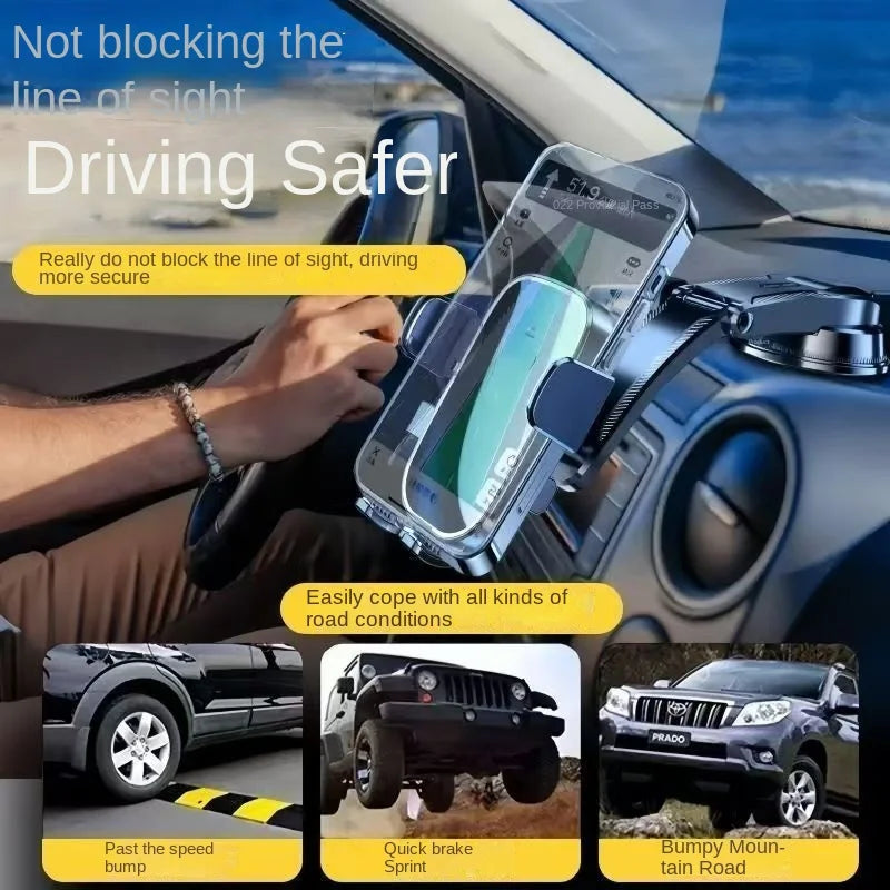 Support pour voiture téléphone portable 2025, nouveau tableau de bord de commande centrale de voiture, clip de navigation dédié, cadre de support fixe anti-secouement