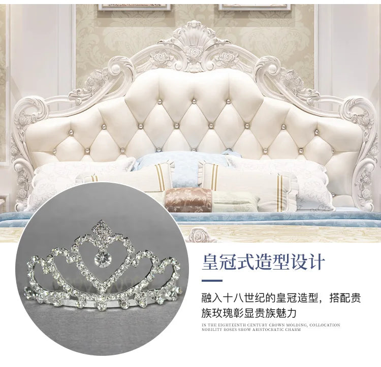 Ensemble de chambre à coucher design moderne princesse pour filles, literie double haut de gamme, luxe, meubles nordiques existants