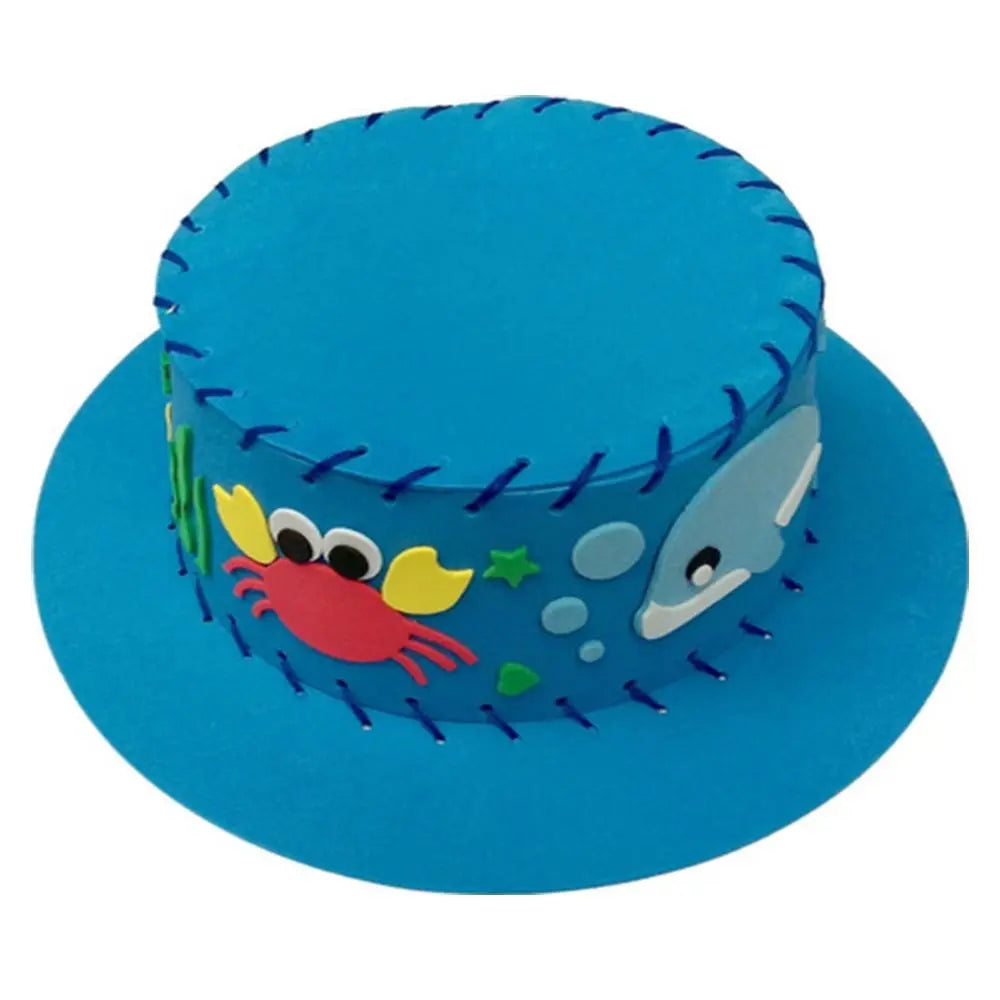 Olighat de couture fait à la main pour enfants, chapeau de dessin animé bricolage, casquette pour enfants, cadeau créatif pour tout-petits