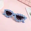 Lunettes de soleil pour enfants, rétro, couleur unie, résistantes aux ultraviolets, rondes, pratiques, vente en gros