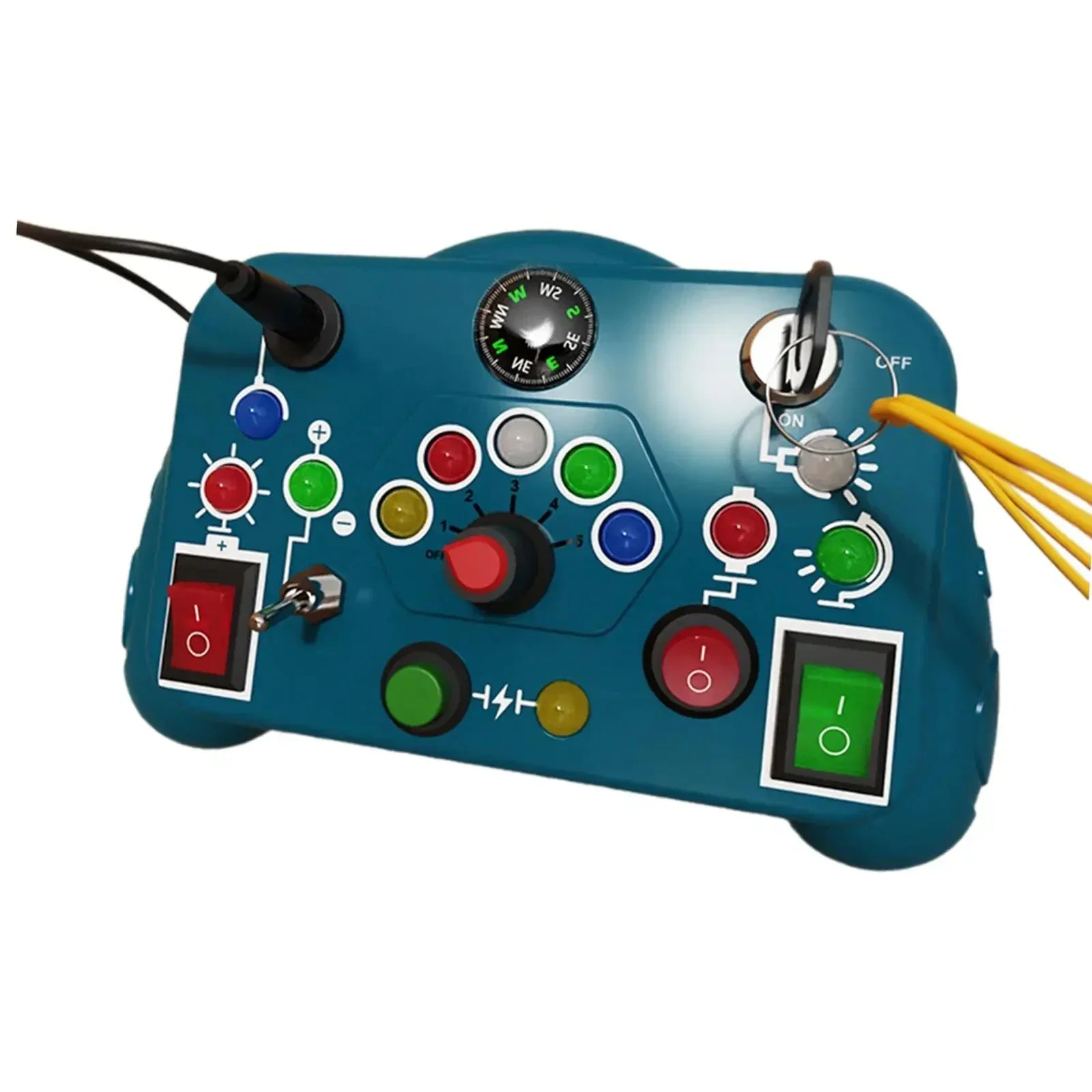 Planche occupée, interrupteur de lumières Led, jouets sensoriels Montessori, Puzzle électrique Portable, jouet éducatif précoce, cadeau pour enfants en bas âge