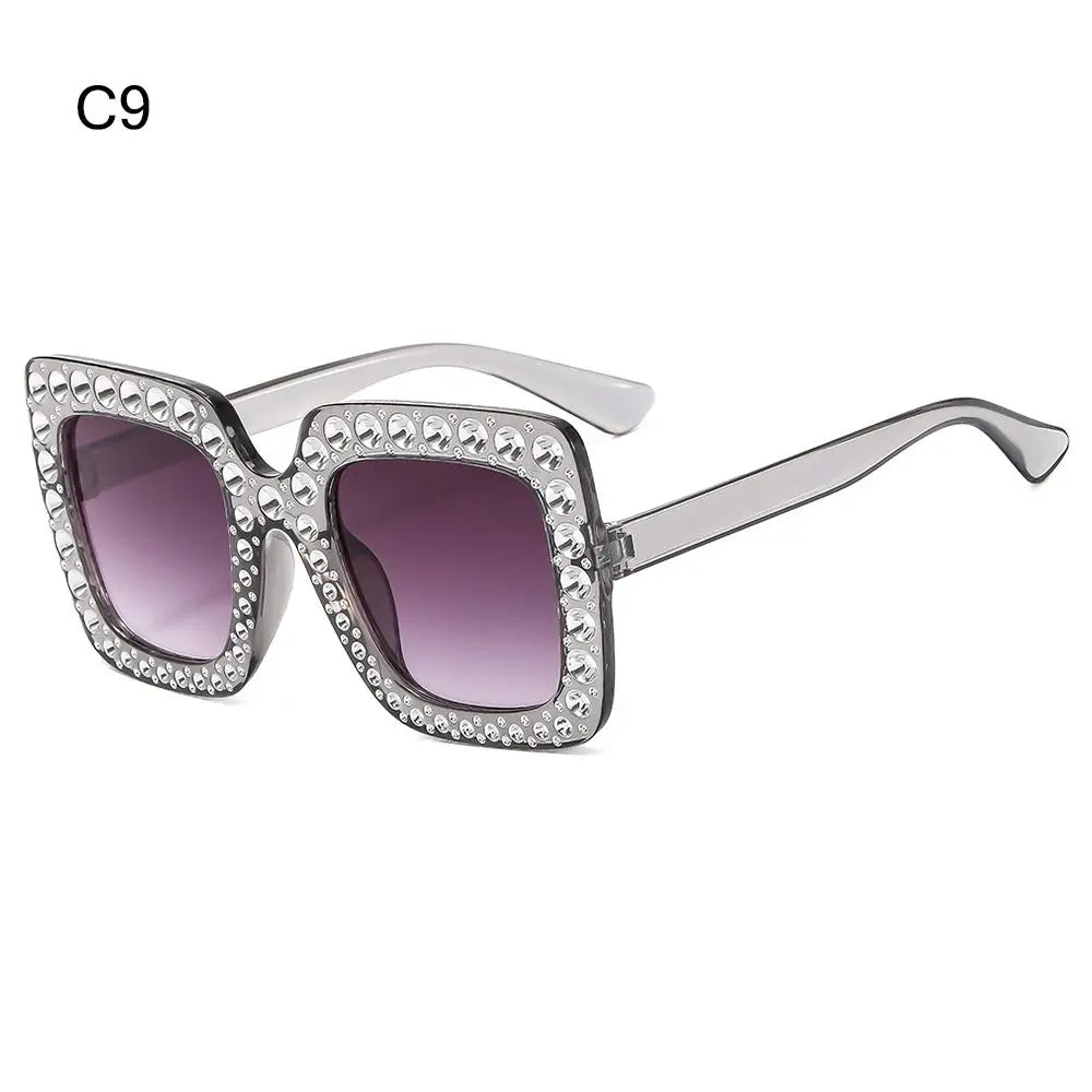 Lunettes de soleil carrées à paillettes pour enfants, à la mode, pour garçons et filles, élégantes en diamant, pour bébés, lunettes de fête, UV400
