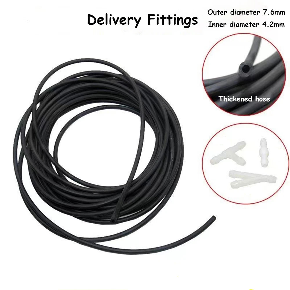 2M Car Windshield Wiper, Windshield Washer Hose, Automotive Car Wiper Blade Hose, Windshield Spray Jet