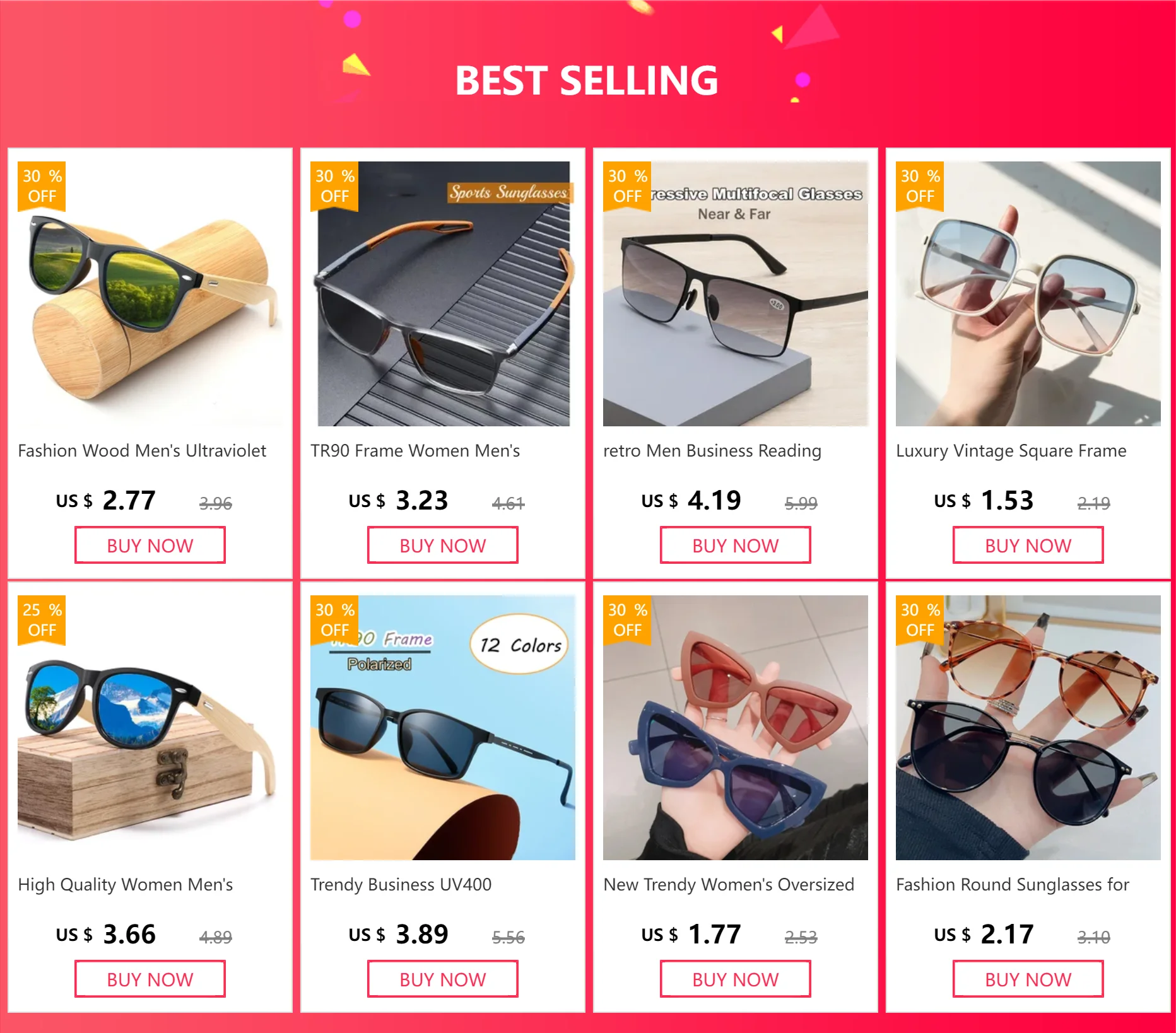 Lunettes de soleil en bois de bambou pour hommes et femmes, classiques, Non polarisées, UV400, Vintage, pour la conduite, noires, pour la pêche, UV400