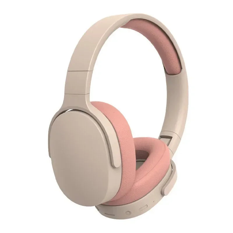 Casque sans fil Bluetooth casque sur l'oreille Hifi stéréo véritable sport écouteurs TF AUX lecteur de musique avec micro HD