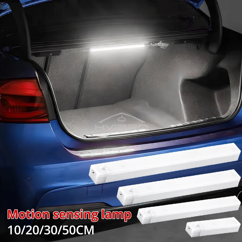 Motion Sensor Night Light, Wireless USB Rechargeable Magnetic LED Lamp for Wardrobe, Bedroom, Closet, Kitchen, Hallway, Tube Detector Bulb