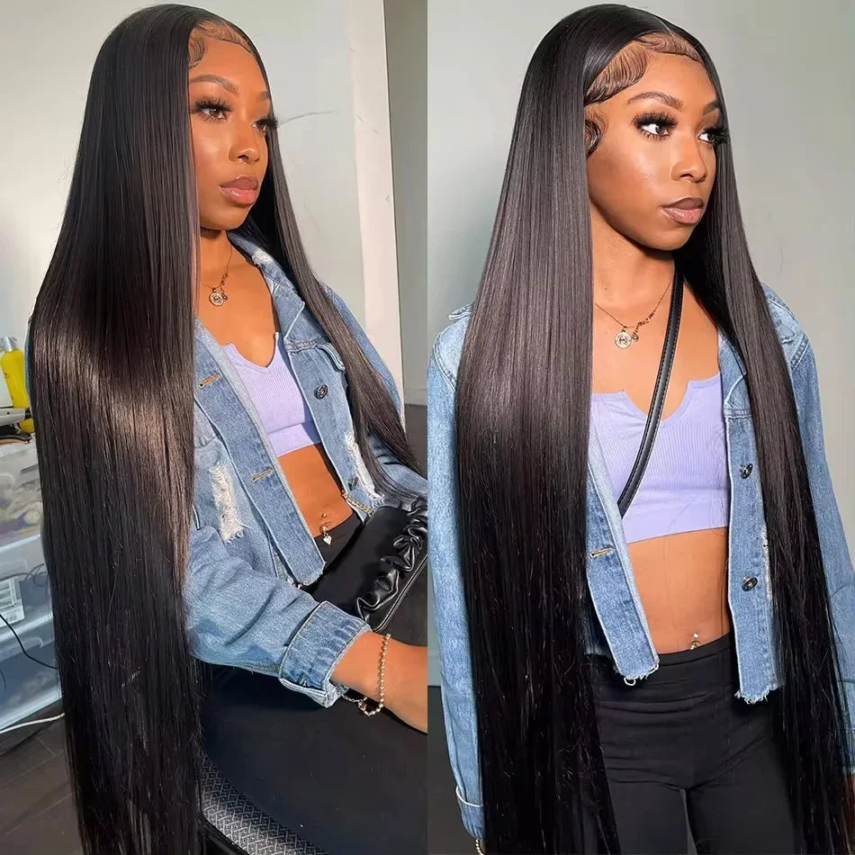 Fow Momen-Extensions de Cheveux Péruviens 100% Naturels Lisses, Tissage en Lot de 1/2/3/4 Paquets Richesse, 8-30 Pouces