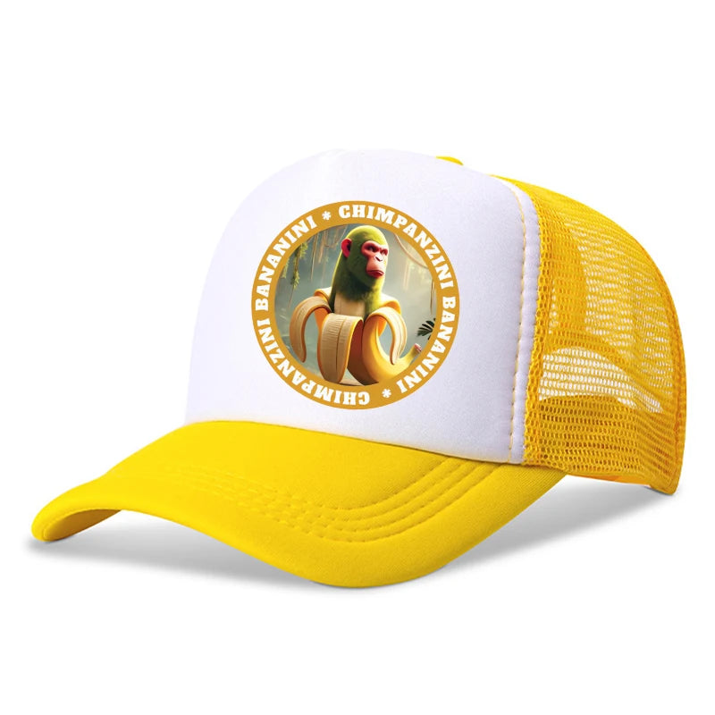 Casquette de Baseball pour enfants, Brainrot italien, chapeau de soleil d'été en plein air, chapeau imprimé de dessin animé, casquette à visière réglable, cadeaux pour enfants, nouvelle collection