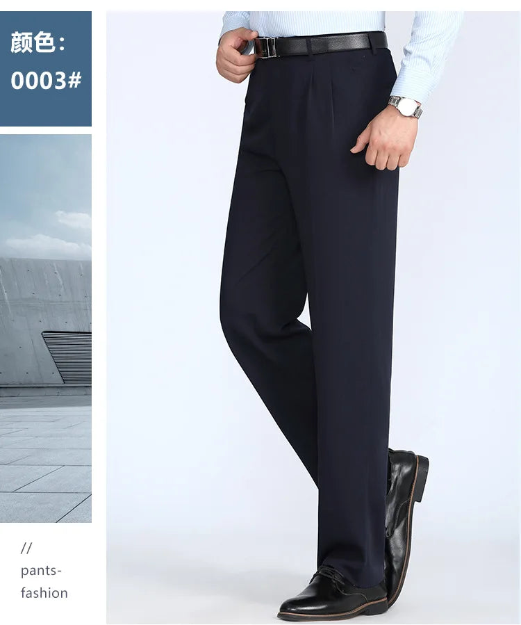 Men's trousers, men's clothing, men's pants, high-waisted trousers, spring/summer trousers, British streetwear style, casual office trousers