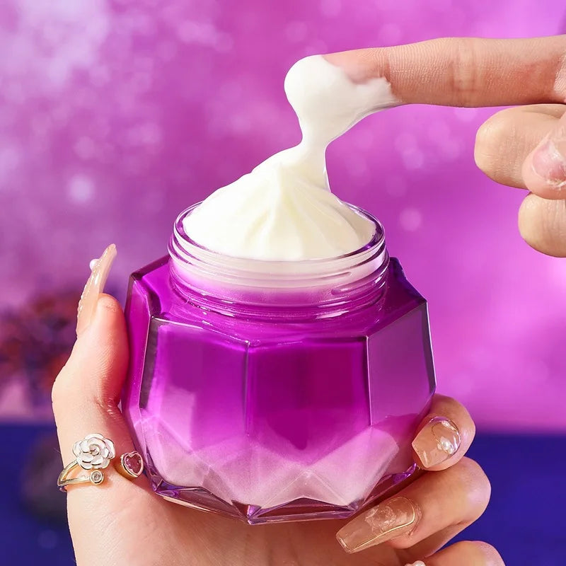 Crème énergisante pour le visage au collagène – Pour peaux hydratantes, sèches et ternes, éclaircit visiblement, décoloration et marques foncées