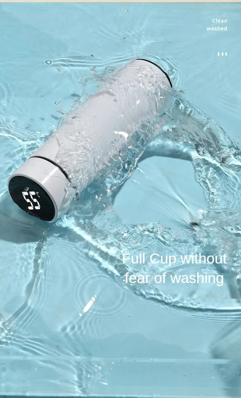 Bouteille Thermos en acier inoxydable de 500ml, avec affichage numérique de la température, tasse de mesure intelligente de la température, flacon sous vide