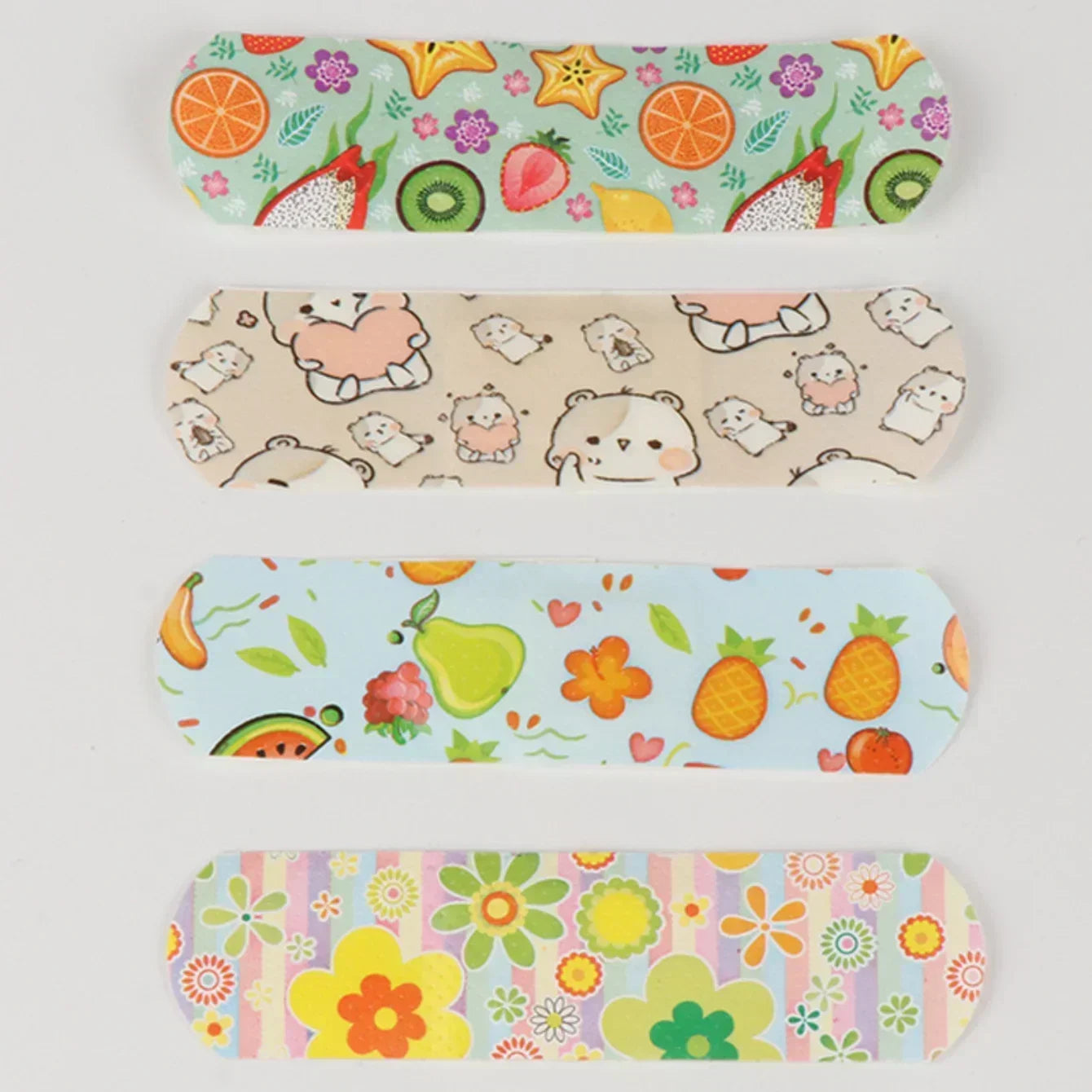 Bandages en vrac, dessin animé mignon, adhésif Flexible, 100 pièces, bandes médicales imperméables et respirantes pour enfants