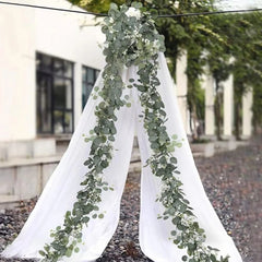 Verdure Feuillage Vigne Plantes artificielles Printemps arbre Ornements Mariage en plein air Jardin Cour Arcade Décor Maison Murs Suspendus