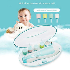 Coupe-ongles électrique pour bébé, outil de polissage des ongles pour enfants, soins pour bébé, coupe-ongles multifonctionnel, ensemble de manucure pour nourrissons