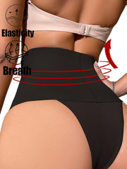 String façonnant taille haute pour femmes, respirant, resserrement du ventre et levage des hanches, sous-vêtements doux et confortables, adapté au quotidien