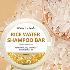 Shampoing au Riz Biologique de Regina, Barre de 60g, Sans Huile, Conditionnement, Eau, Nourrissant, Anti-perte, Croissance des Cheveux, 10000
