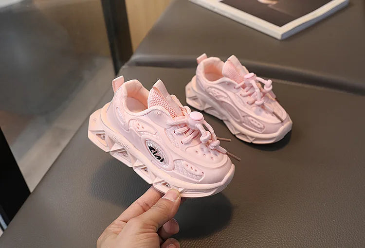 Chaussures pour bébés, baskets lumineuses et maladroites pour garçons et filles, petites et moyennes tailles, à semelles souples, nouvelle collection printemps-automne 2023