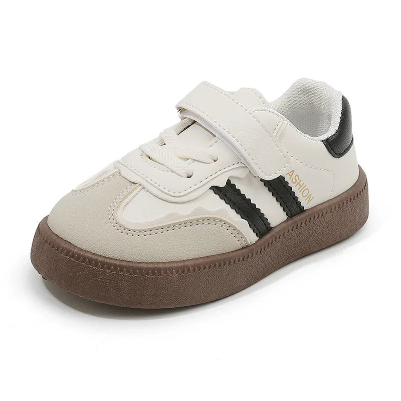 Chaussures de skate décontractées unisexes pour enfants, baskets blanches pour filles, chaussures en toile pour garçons, chaussures de sport pour enfants, nouvelle mode, printemps 2024