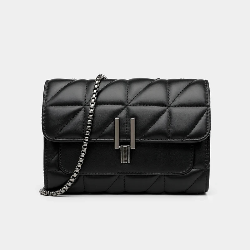 Sac Lingge, sac à chaîne, sac à bandoulière simple, sac à bandoulière de style croisé diagonale pour femmes