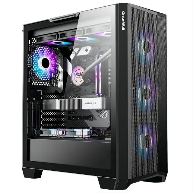 PC de jeu avec processeur A8-7680/512G SSD/16GB RAM 3200 mo DDR3/Windows 11 HD graphiques blanc pc gamer jeu mini pc