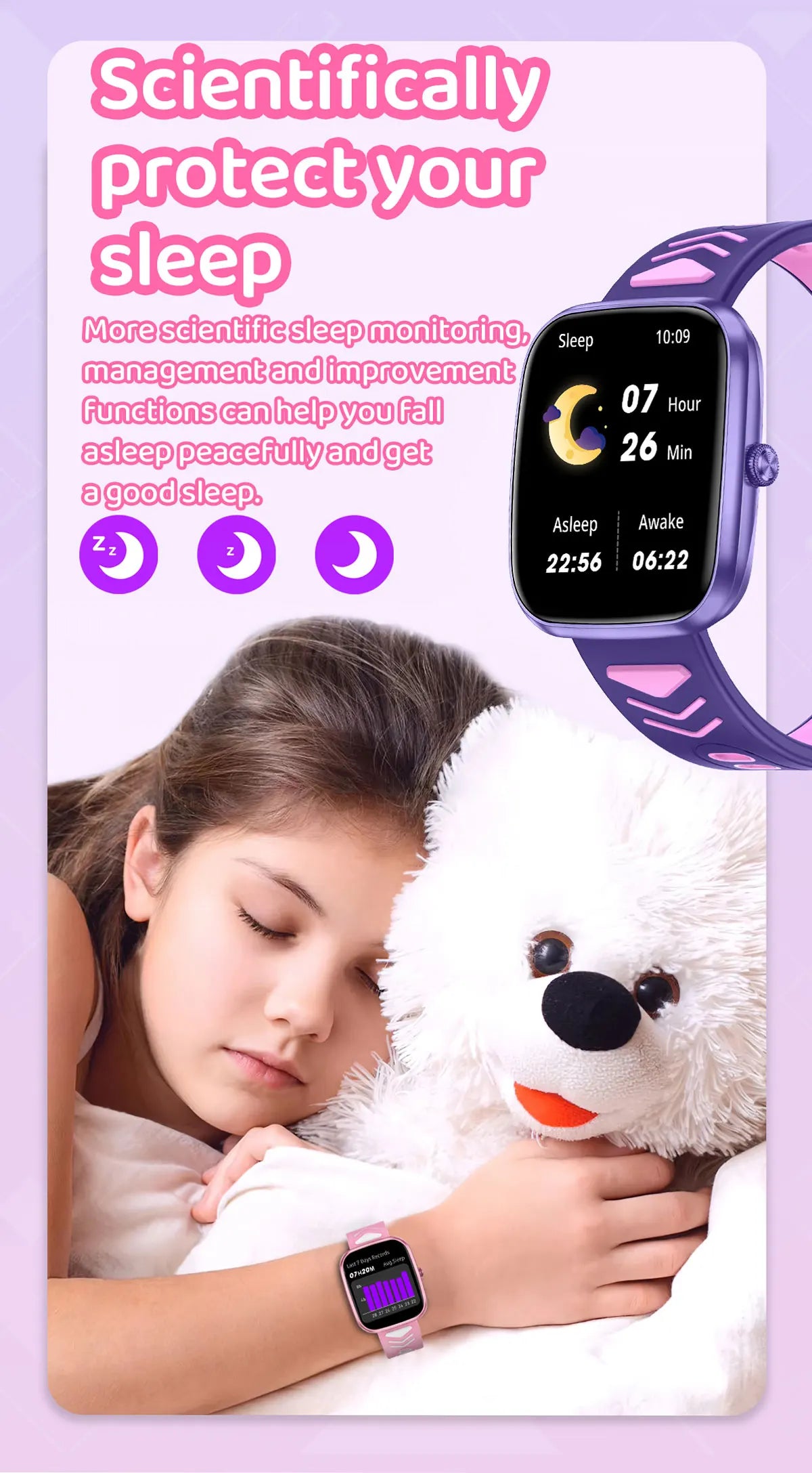 LIGE-Montre intelligente à écran tactile HD pour enfants, montre intelligente de jeux pour enfants, montre intelligente de musique, cadeau pour garçon et fille, IOS et Android, 2024