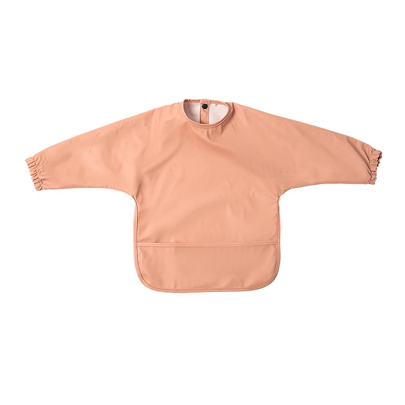 Bavoirs imperméables pour nouveau-né, bavoir blouse de peinture pour enfants à manches longues pour garçons et filles, tablier d'alimentation facile à nettoyer, articles pour bébé