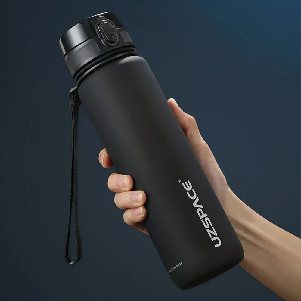 Bouteille d'eau portable sans BPA pour enfants et adultes, haute qualité, 500ml, 1000ml, cuillère à soupe de sport, clics amicaux, HI