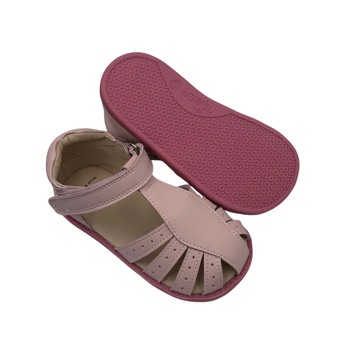 Tipsietoes Enfants filles pieds nus sandales d'été talon bas en cuir véritable Enfants Fille robe de soirée chaussures Enfant en bas âge Enfants