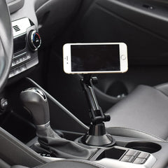Support de verre magnétique support de téléphone bras de col de cygne Flexible support de téléphone de tasse de voiture support d'aimants forts pour tous les téléphones portables
