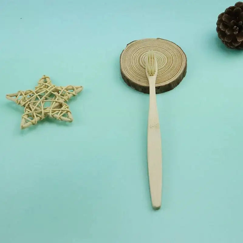 Brosses à dents en bambou 100 pièces brosse à dents réutilisable écologique adulte brosse à dents souple en bois Logo de gravure Laser personnalisé