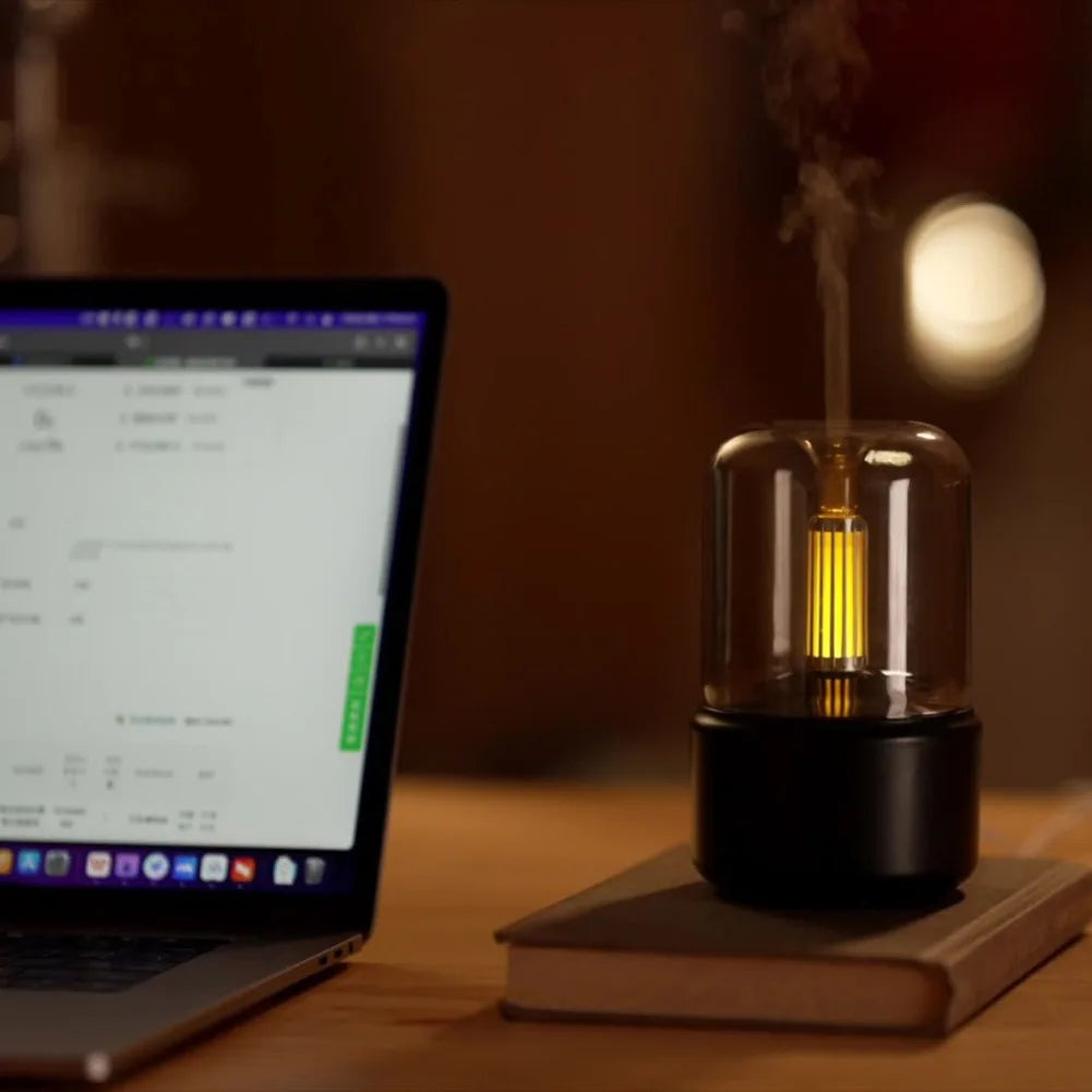 Diffuseur d'aromathérapie, humidificateur à brume fraîche et légère, diffuseur Portable à arrêt automatique, diffuseur d'arôme Compact pour la décoration de la maison