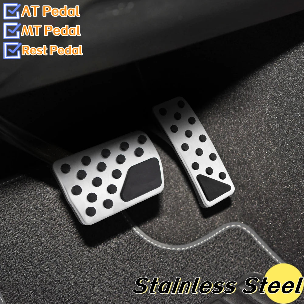 Couvercle de pédale de frein à gaz, 2 pièces, accessoires de voiture, pour Jeep Grand Cherokee Dodge Durango 2011 2012 2013 2014 2015 2016 2017 2018