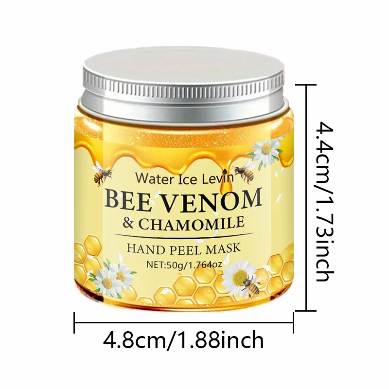 Vénin d'abeille camomille hydratant exfoliant cire pour les mains masque hydratant exfoliant nourrissant soin de la peau