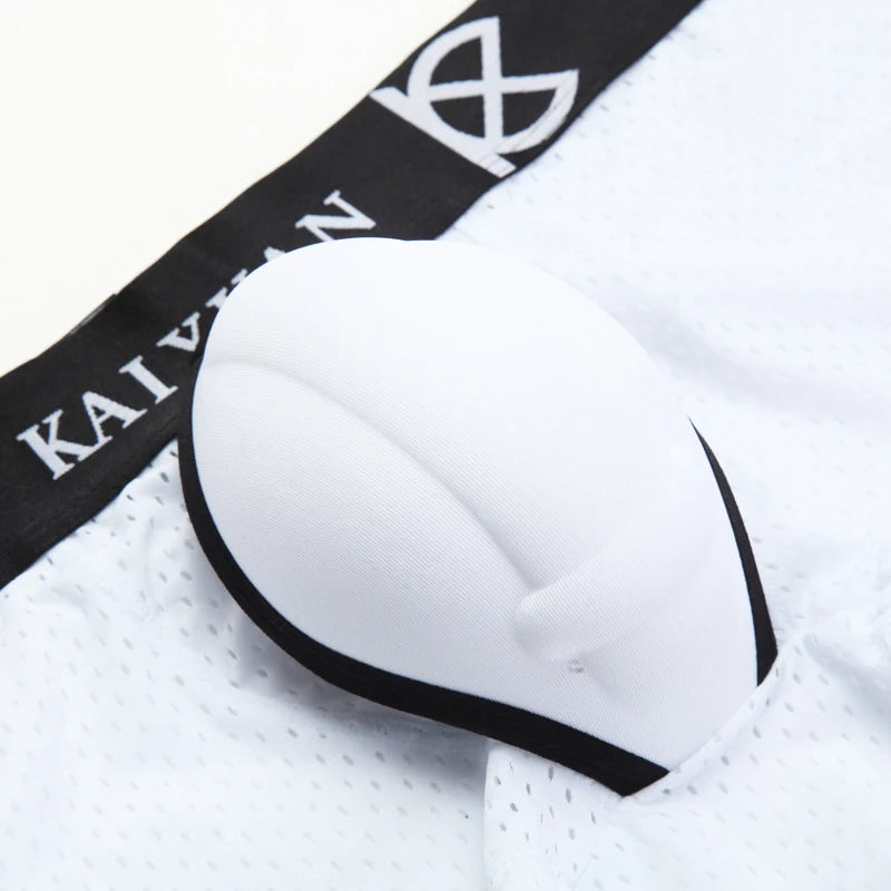 Men's underwear boxer shorts with removable front, jockstraps, and padded briefs.