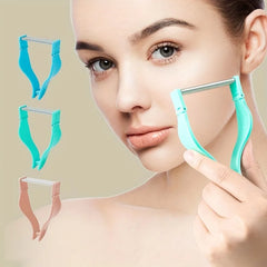 1 pièces épilateur Facial à main rouleau à ressort sûr femmes épilation du visage épilateur soins du visage masseur beauté épilateur outil