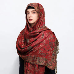 Foulard Paisley impressions Design Hijabs Pour Femme Cachemire Pashmina Chale Dame enveloppe Chaud Hiver Foulards Femme