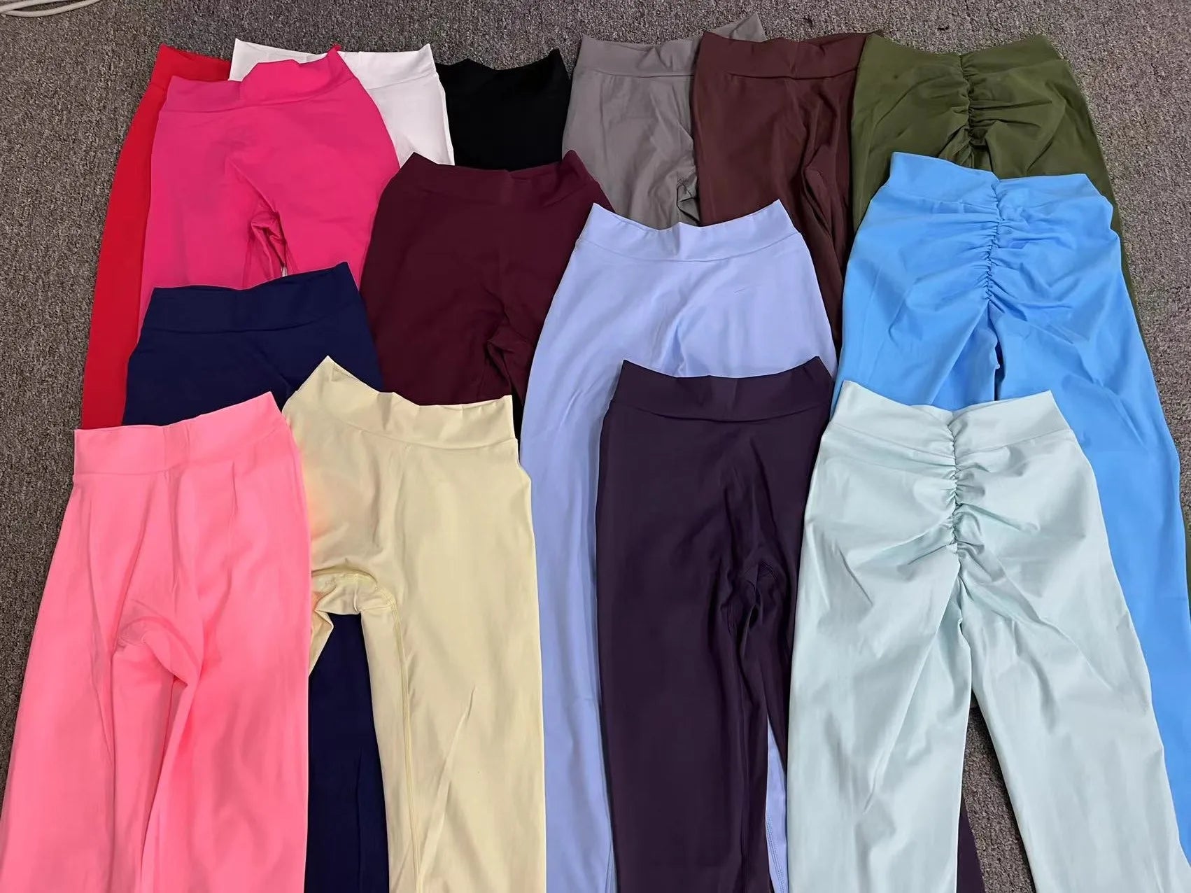 Women's sexy push-up yoga leggings with a V-back, active sports tights, quick-drying denim pants, gym-ready, MS quality, new, 2023