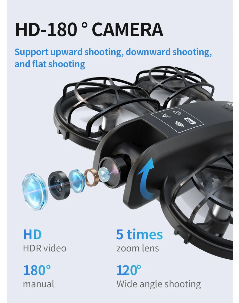 K100 MAX Mini GPS Drone 8K HD caméra vidéo en temps réel transmission écran contrôle évitement d'obstacles photographie aérienne RC quadrirotor