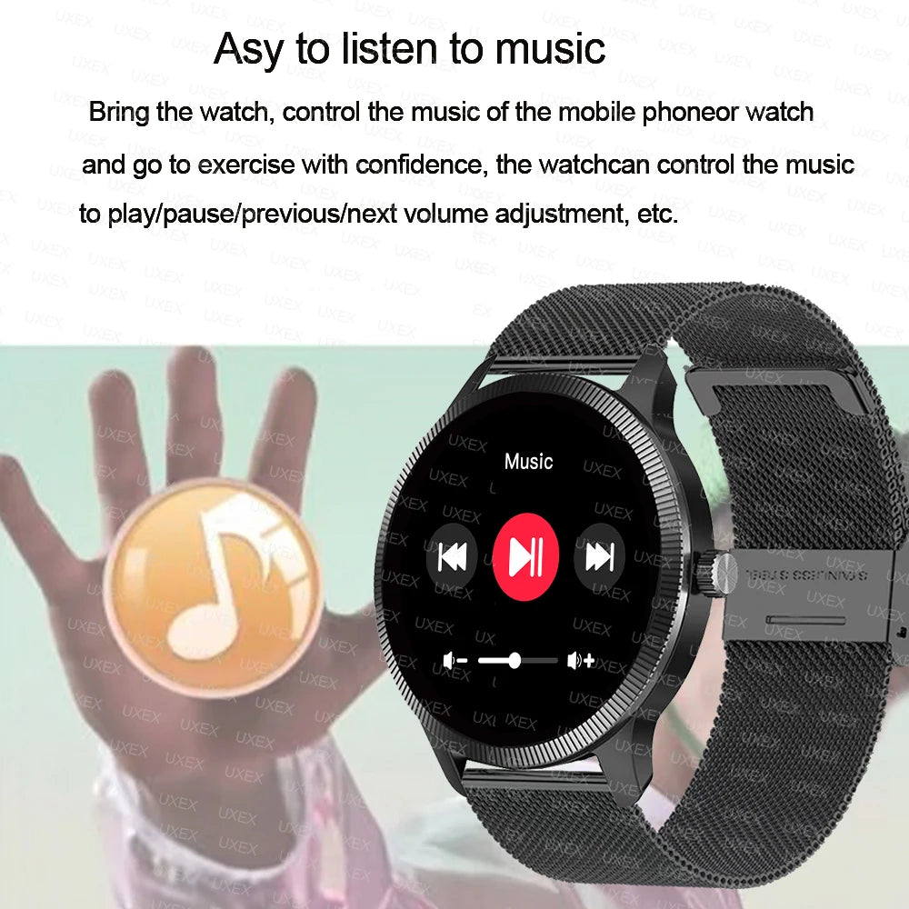 2025 nouvelle montre intelligente d'affaires hommes 1.3 HD 360*360 AMOLED traqueur de santé offres de photos personnalisées aujourd'hui cadeau Assistant vocal montre mâle