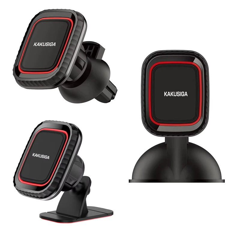 Support magnétique universel pour téléphone de voiture, support rotatif à 360 °, aimant d'aération, support GPS, iPhone, Xiaomi
