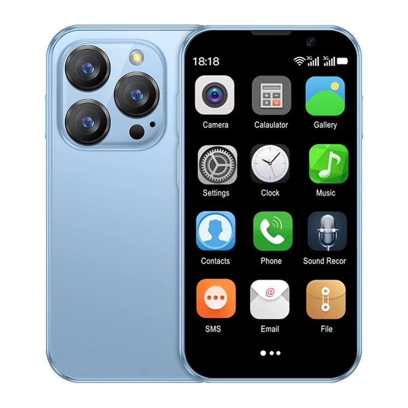 SERVO-Mini Smartphone 16SE, 16 Go, Android 9.0, Wifi, Touristes, EpiStandby Play, PR3 G, WCDMA, Petit Téléphone Portable Intelligent de 3.0 Pouces, Nouvelle Version