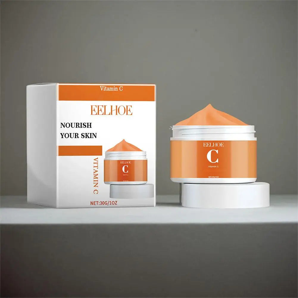 Sérum à la vitamine C et crème à la vitamine C pour le visage, série hydratante quotidienne, soin pour la peau hydraté et dodu, sérum éclaircissant, même le teint