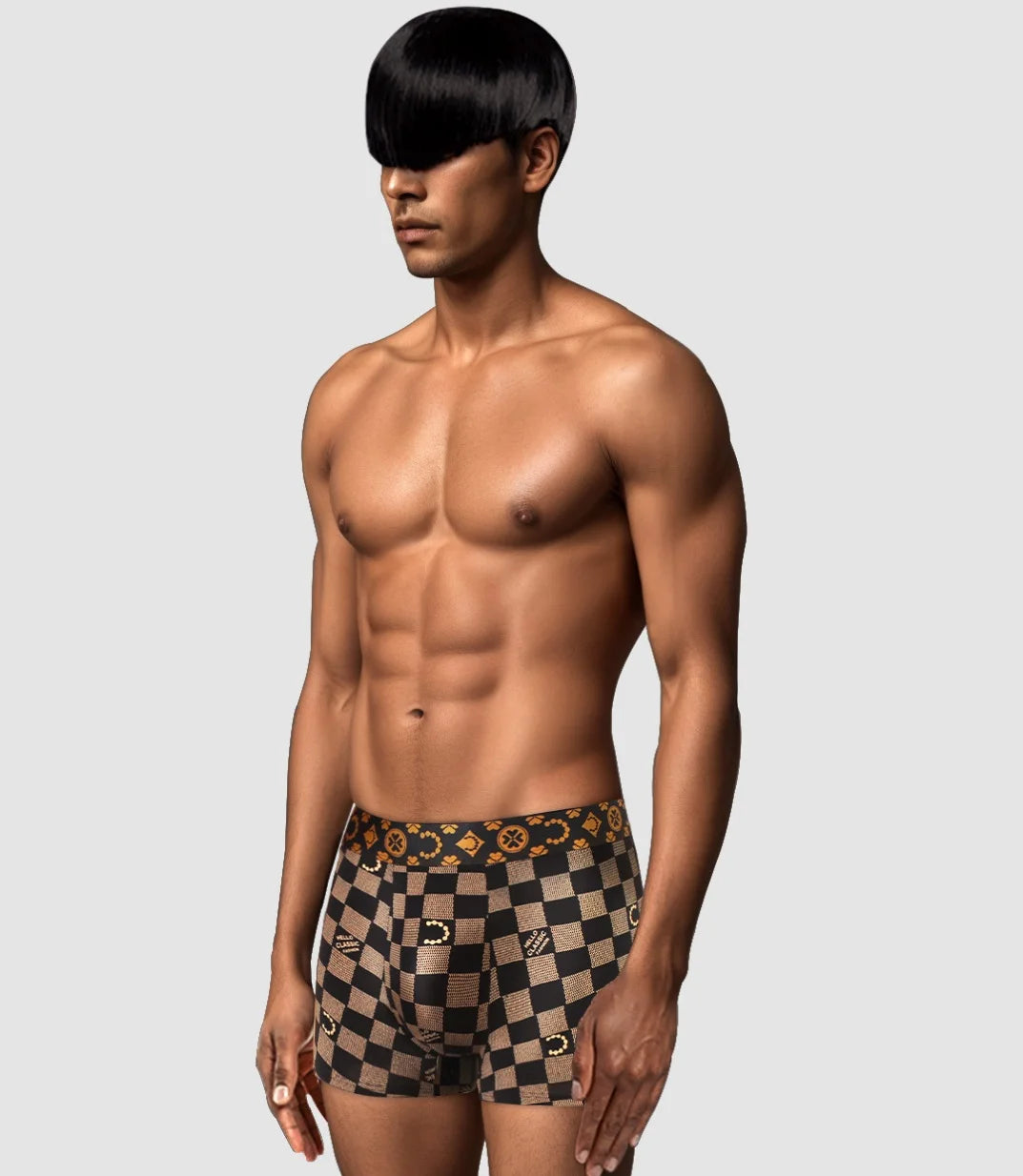 4-Piece Men's Underwear Set: Sexy Antibacterial Breathable Printed Boxer Shorts, New Style Slim Fit Flat Wedge Briefs